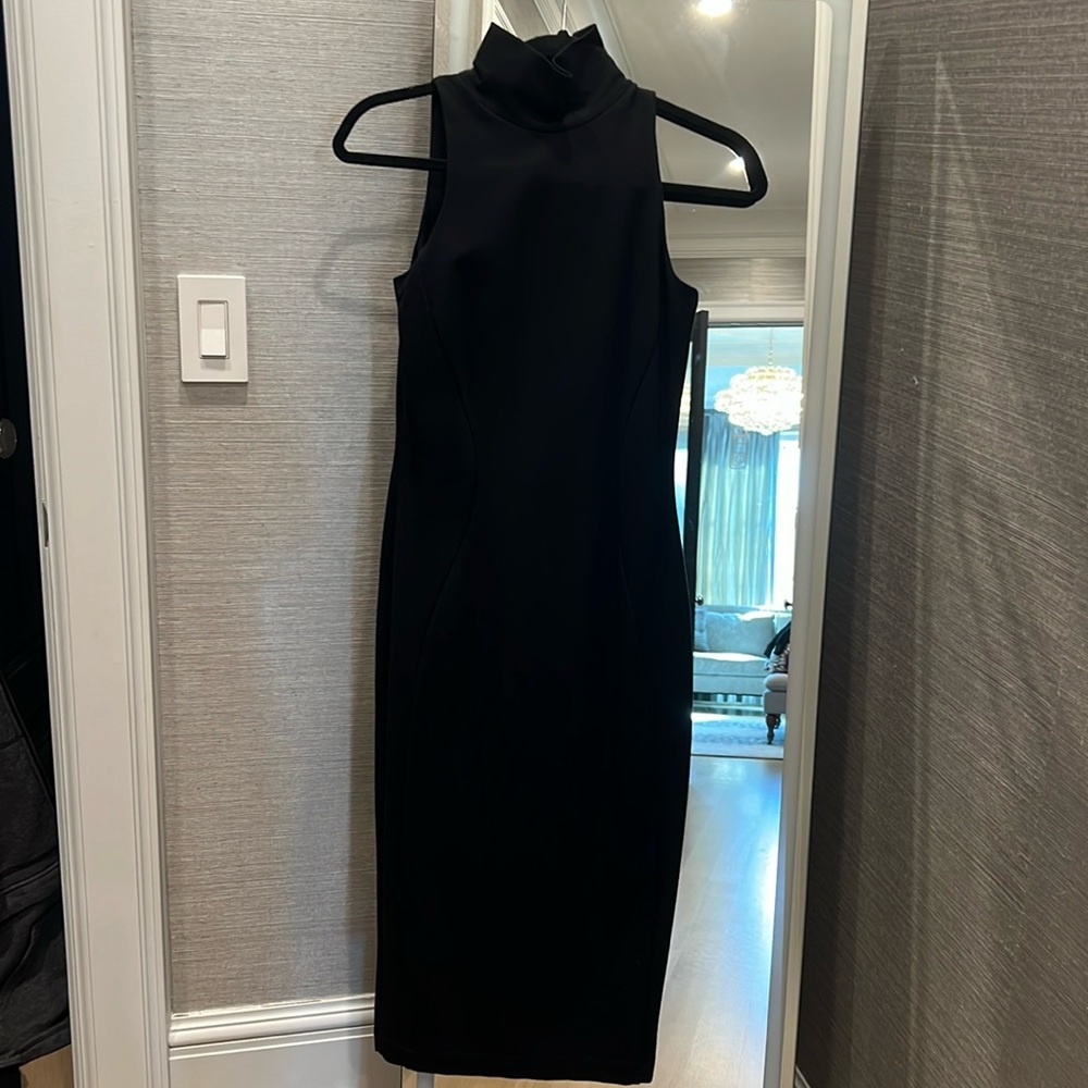 AD Collection High Neck Midi Dress